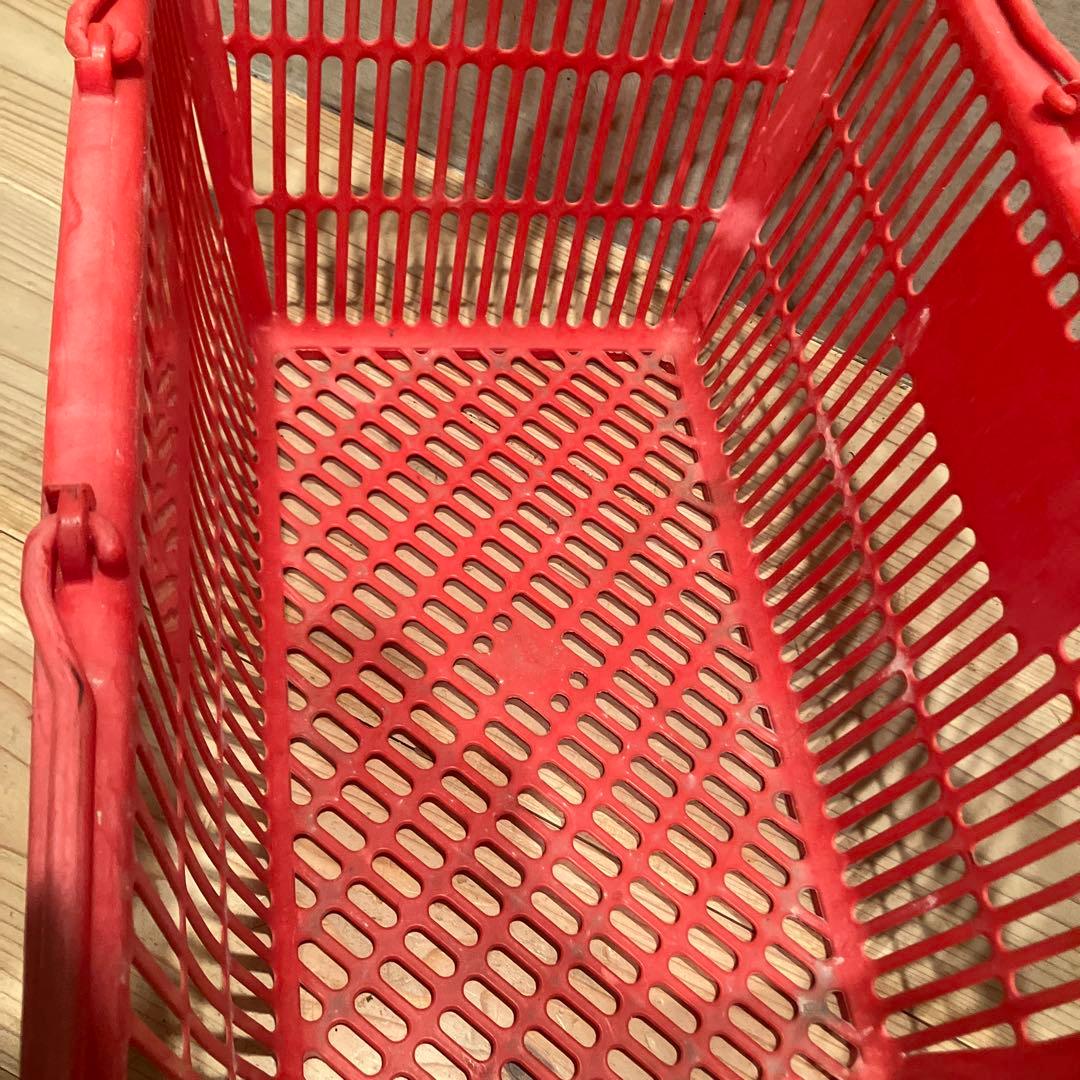 昭和レトロ　ダイエー＆グルメシティ　買い物かご　三個　収納　かご　店舗