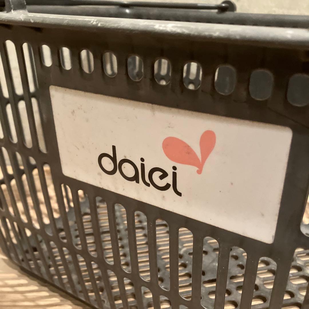 昭和レトロ　ダイエー＆グルメシティ　買い物かご　三個　収納　かご　店舗