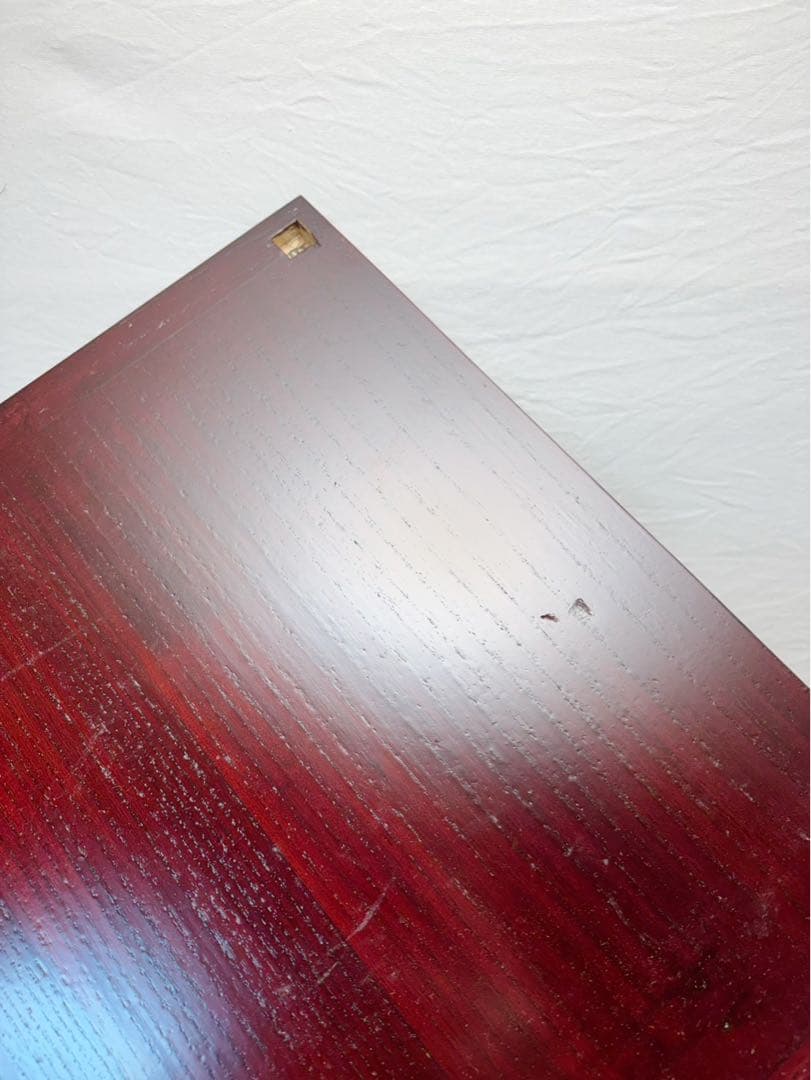 美品 茶道具 塗師 表惠造 木製溜塗 吉野棚 圓能斎好写 組み立式 共箱