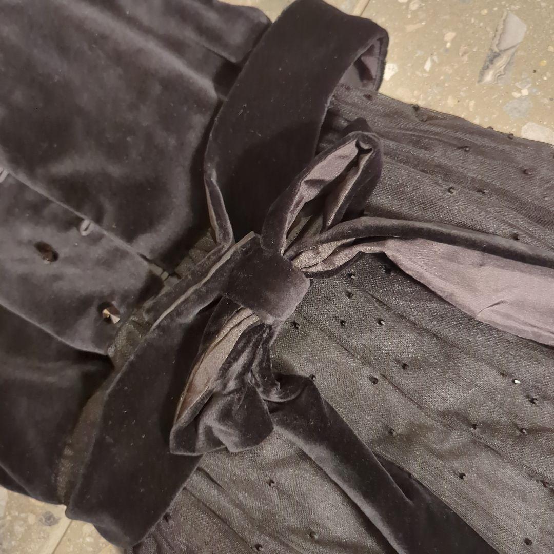 ブラックノースリーブワンピース