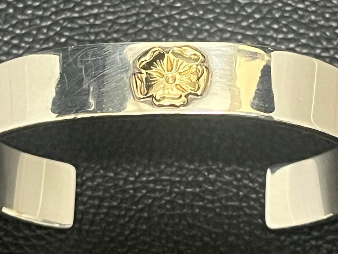 【Aka】goro's 顔ブレス　平打ちブレス　セット　Sサイズ　K18