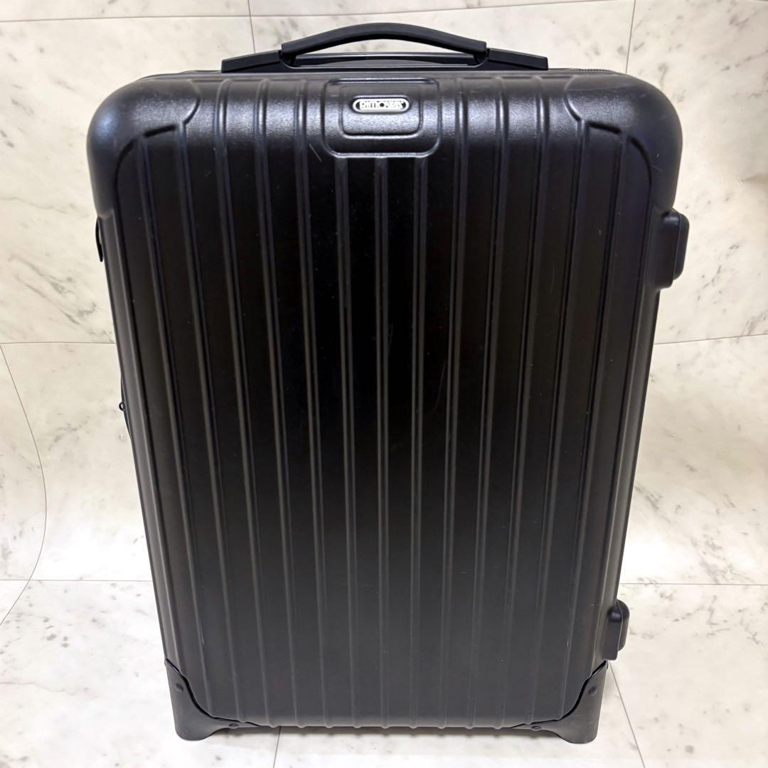 RIMOWAリモワサルサ キャリーケース 2輪 マットブラック ビジネス 旅行