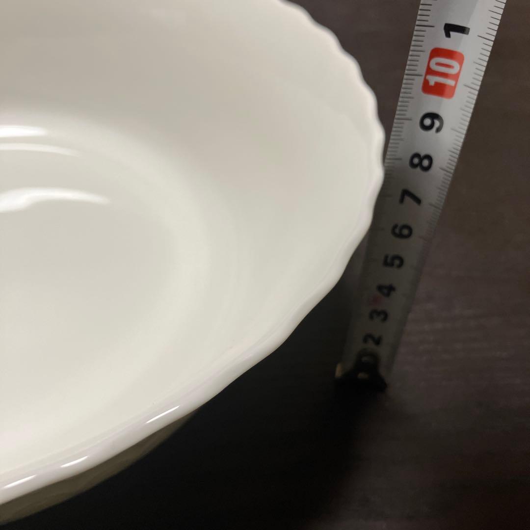 【美品】ナルミ シルキーホワイト パスタプレート　ボウル　セット