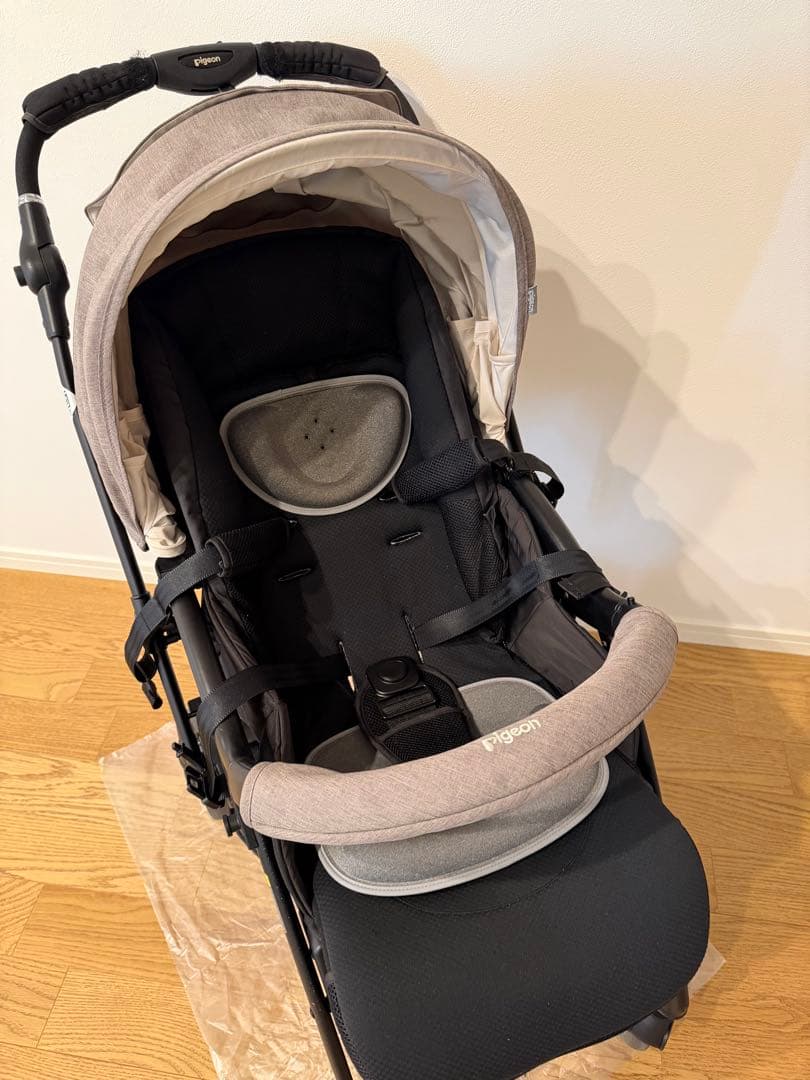 純正レインカバー付き◆ピジョン ベビーカー ランフィリノン6 RB2L