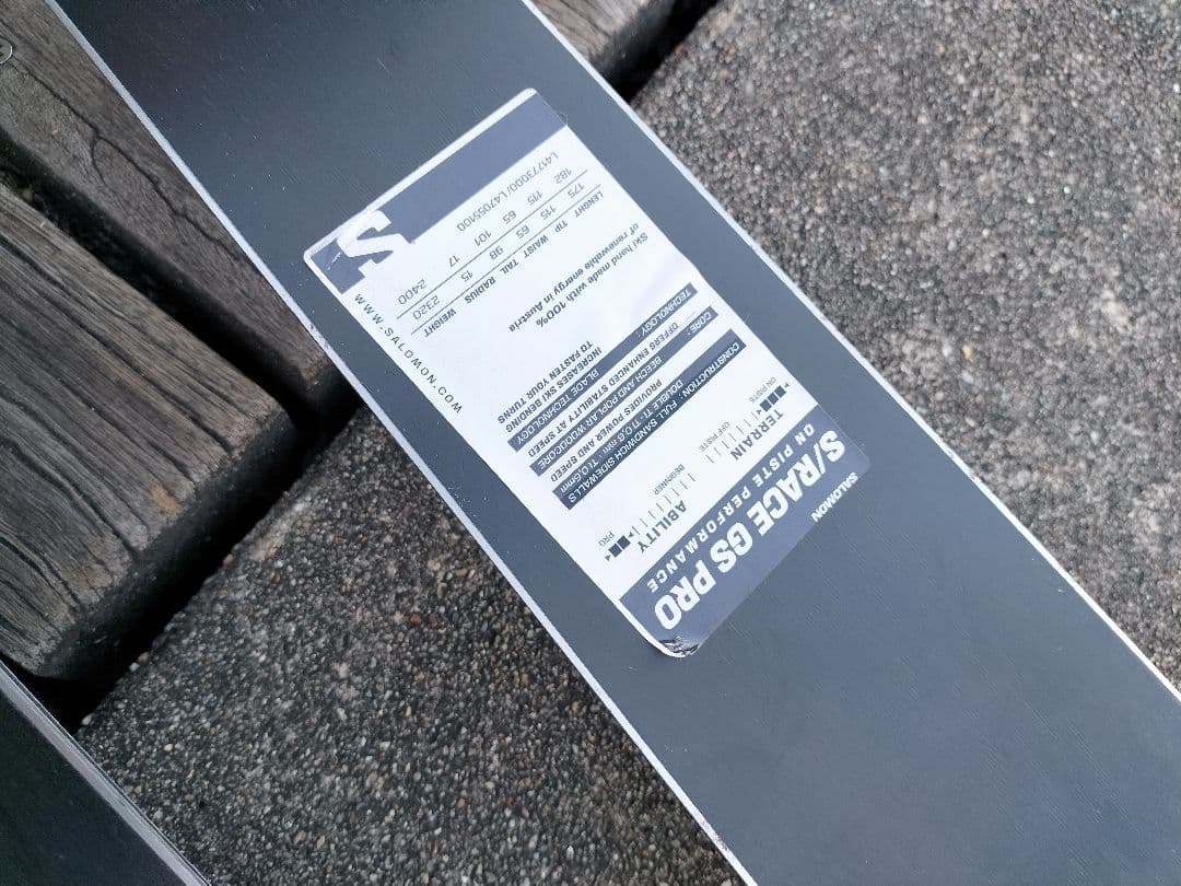 未使用品　サロモン S/RACE GS PRO ビンディング サロモン X12