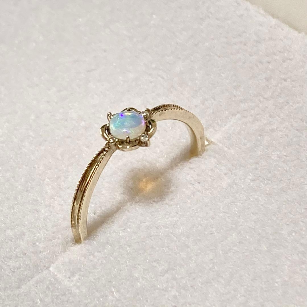Jewel Closet｜K10 オパール リング｜13号
