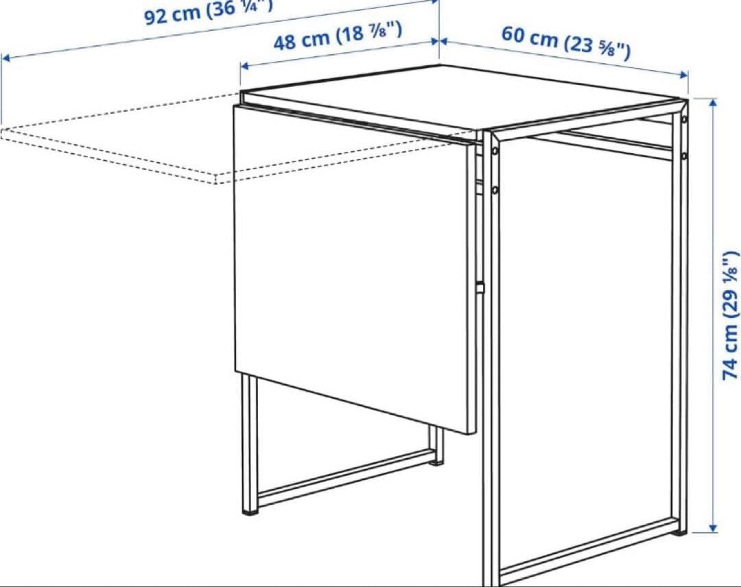 OLD IKEA MUDDUS イケア　ムッデゥス　折りたたみテーブル　デスク