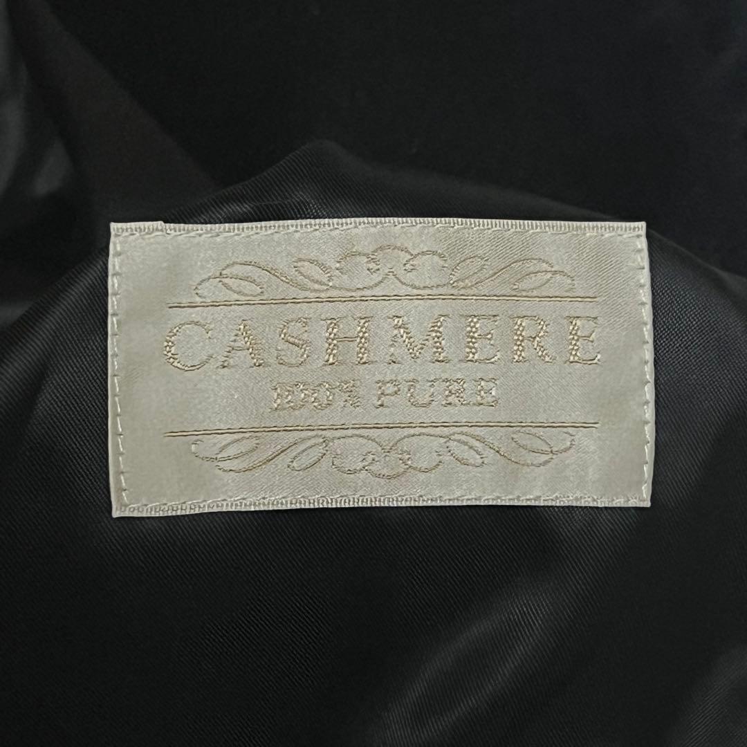 美品　mia carna カシミヤ100% ロングコート　黒　ミアカーナ