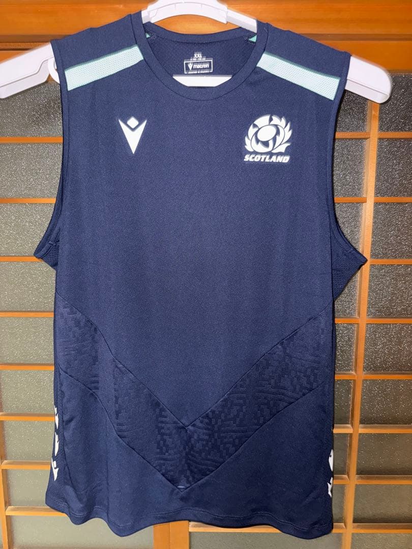 マクロン スコットランド代表 XXL シングレット ネイビー