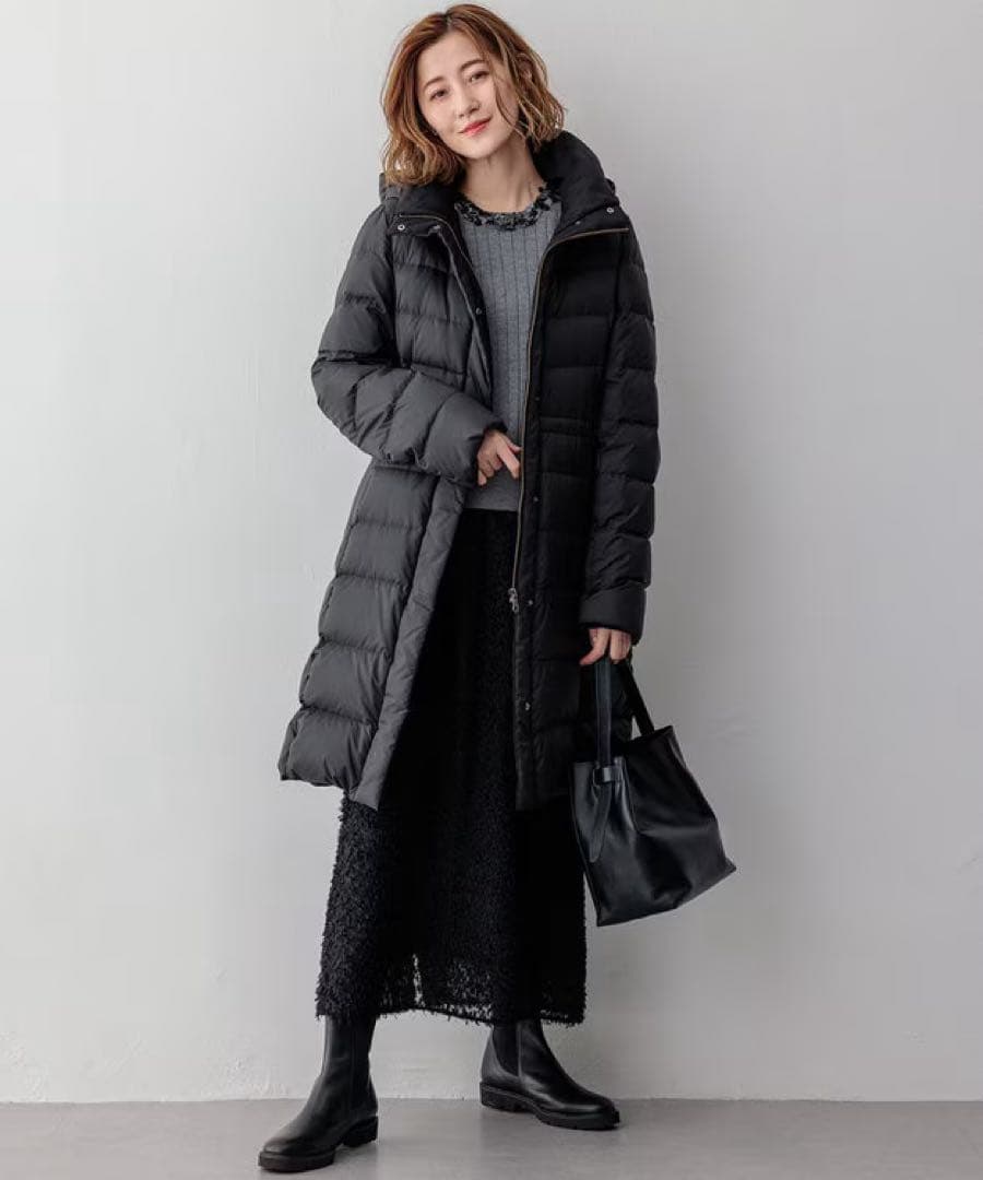23区シレータフタ ロング ダウンコート32