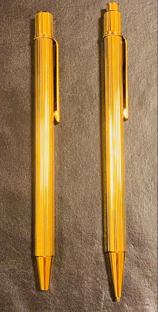 メル69508 　Cartier ゴールド ボールペンandシャーペン