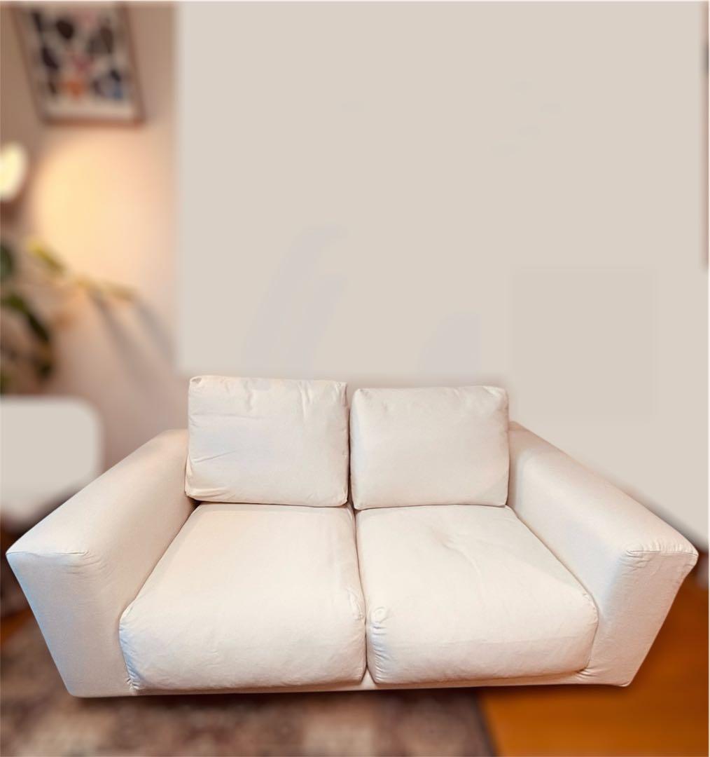 ⭐️ほぼ新品⭐️無印良品⭐️ソファ⭐️２シーター・フェザー・ポケットコイル⭐️未使用展示品