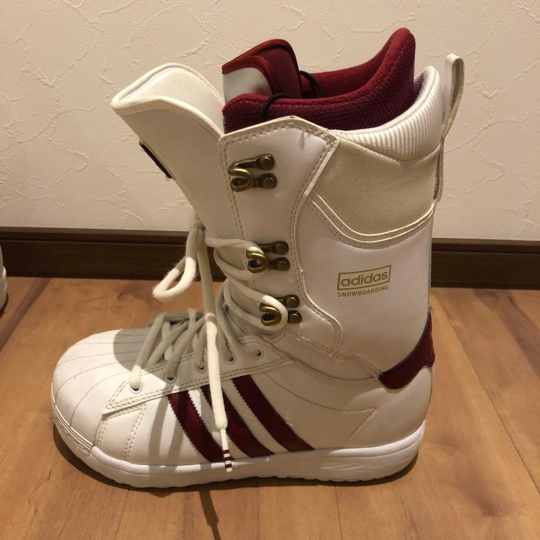 adidas スノーボードブーツ ホワイト/レッド
