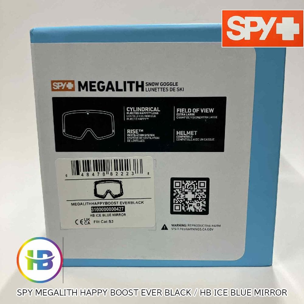 【新品】25-26 SPY+ MEGALITH HAPPY BOOST ゴーグル