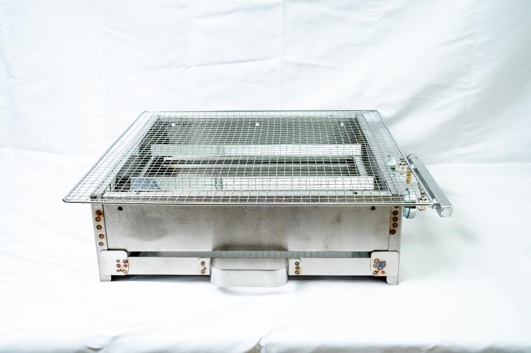 焼物グリラー 幅450x奥450 業務用 LPガス式 網焼き器 プロパン 海の家