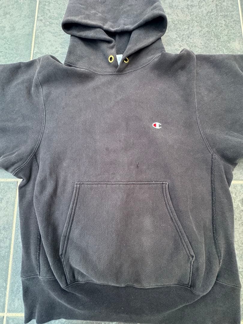 90s Champion リバースウィーブパーカ 一黑M USA製