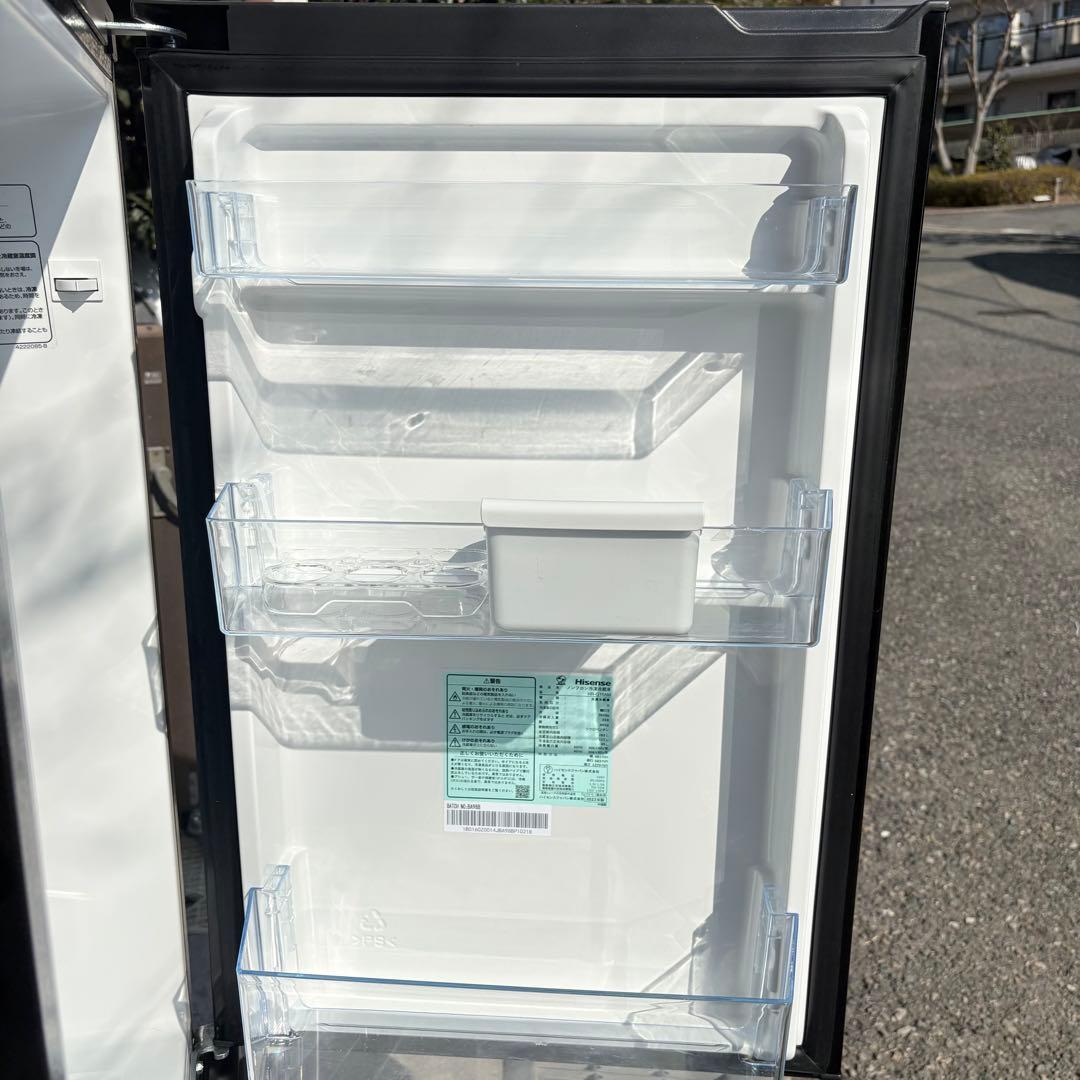 ハイセンス2023年冷蔵庫洗濯機セット　一人暮らしセット　分解洗浄済み