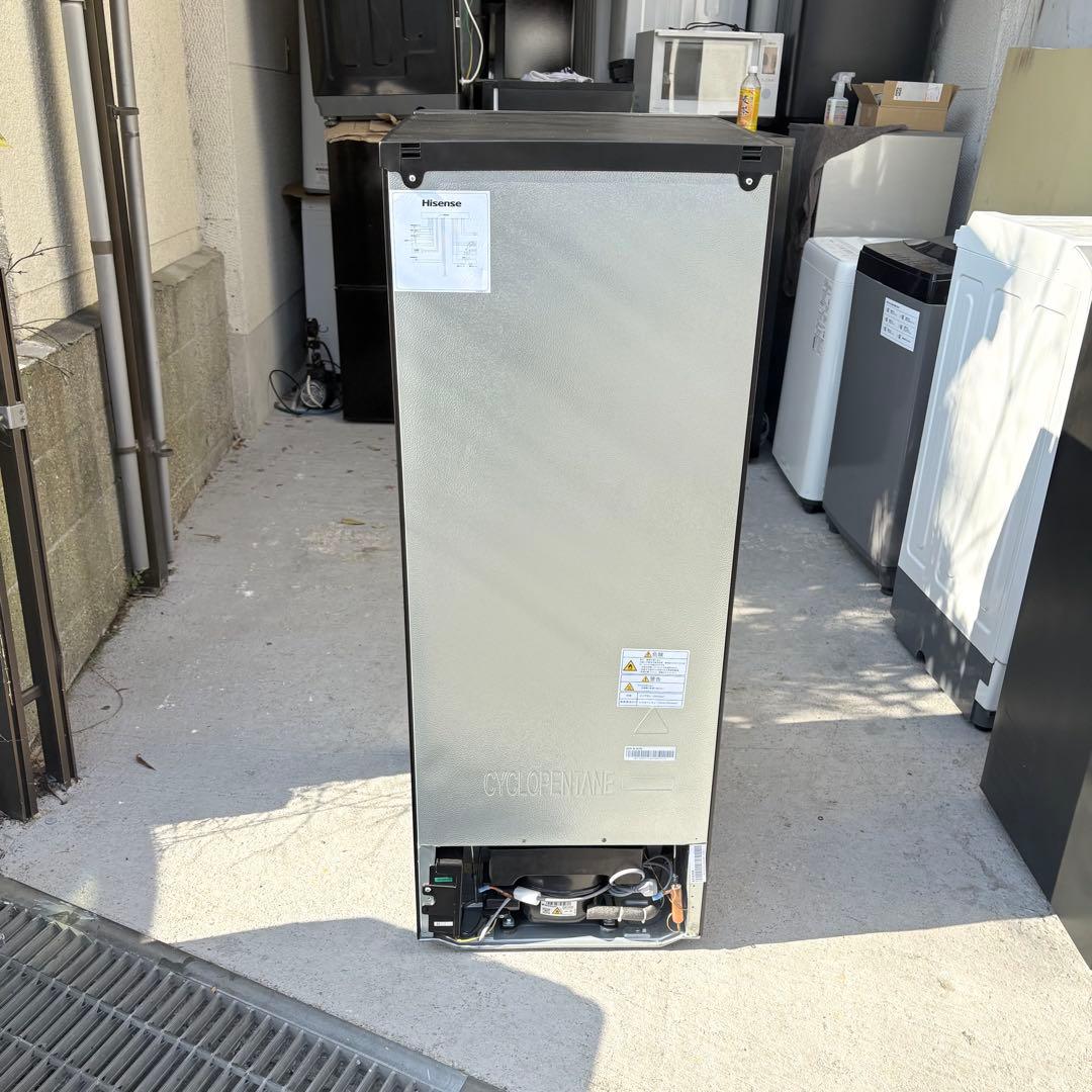 ハイセンス2023年冷蔵庫洗濯機セット　一人暮らしセット　分解洗浄済み