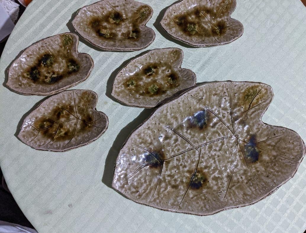 たち吉　青嵐　未使用　大皿と取皿５枚