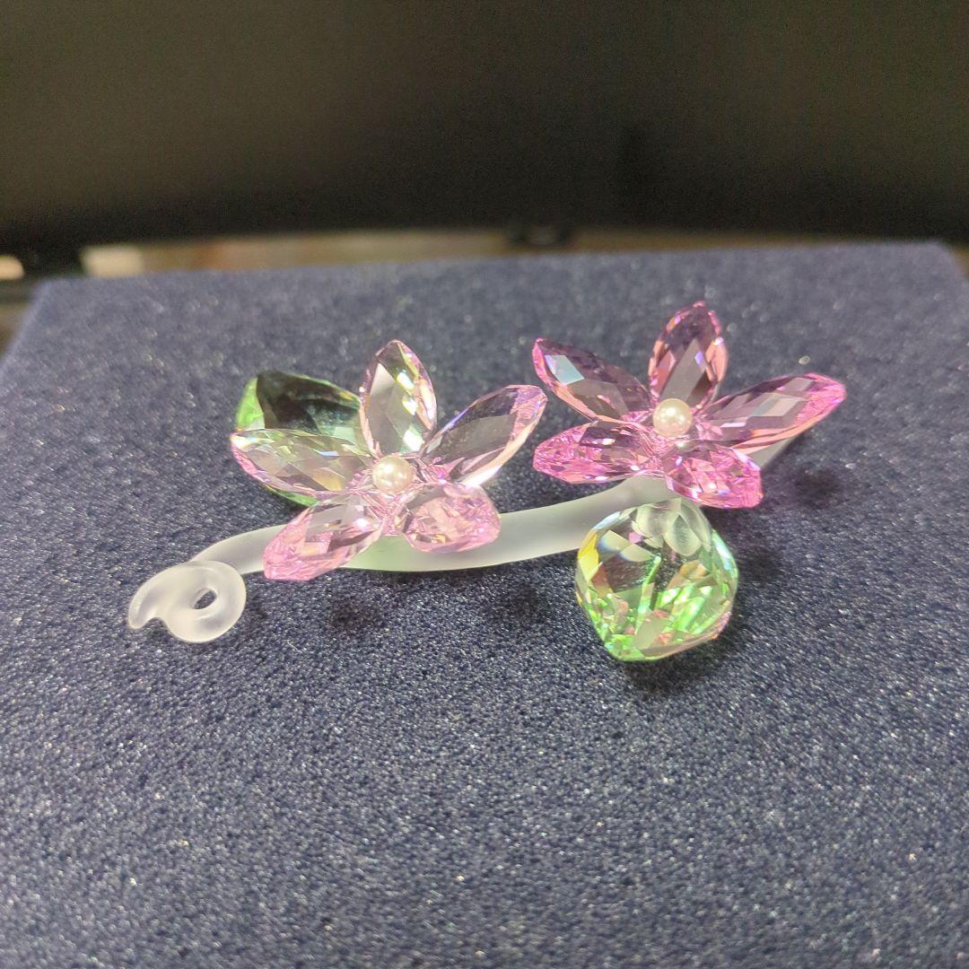 c*a様 スワロフスキー ジャスミン フラワー Swarovski 置物