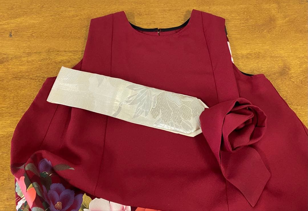 3203 着物　リメイク　ドレス　ワンピース