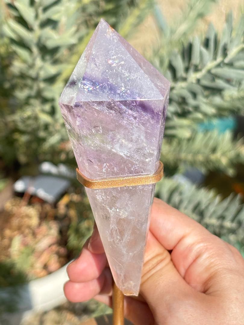 ブラジル　ミナスジェライス州　アメジスト　専用スタンド付き