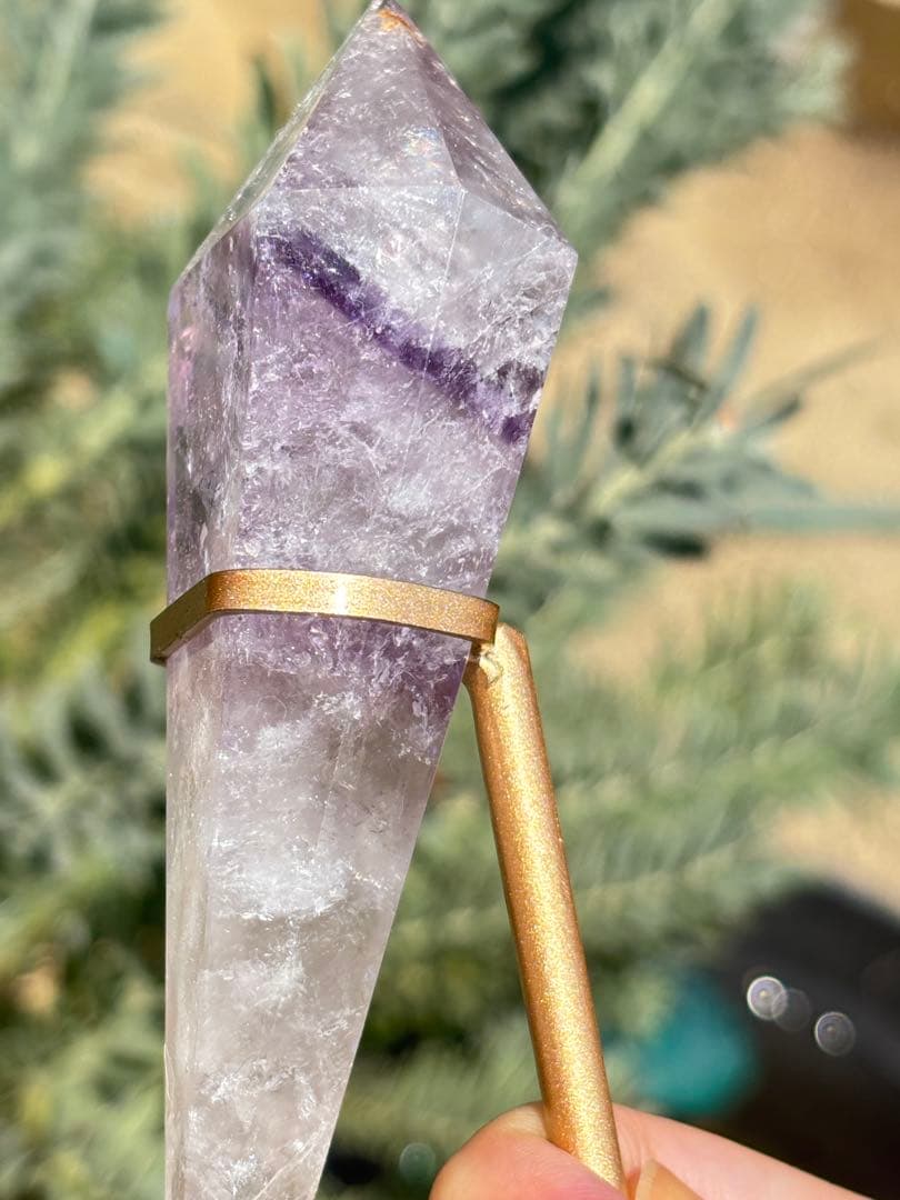 ブラジル　ミナスジェライス州　アメジスト　専用スタンド付き