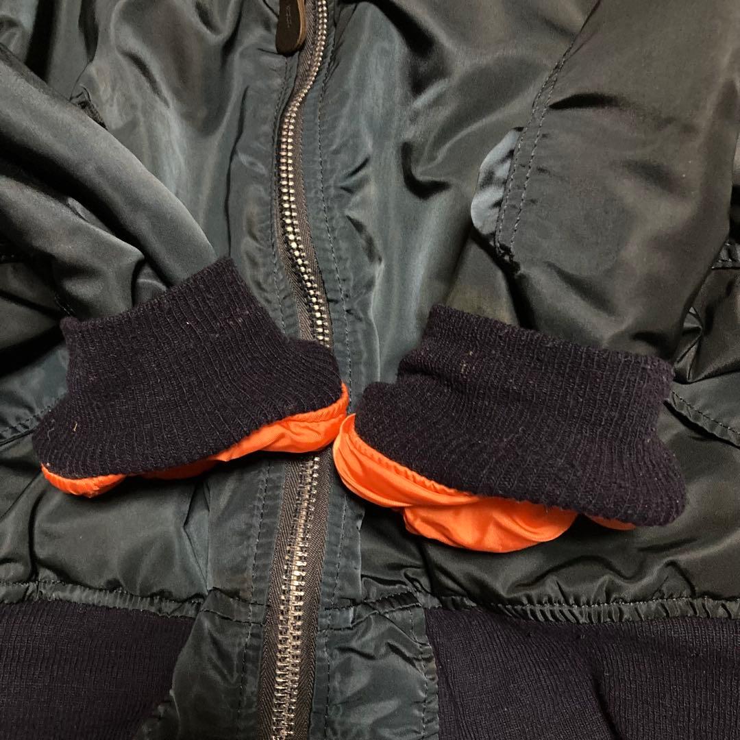 【アルファインダストリーズ】（M）MA1 フライトジャケット 米国製 ジップUP