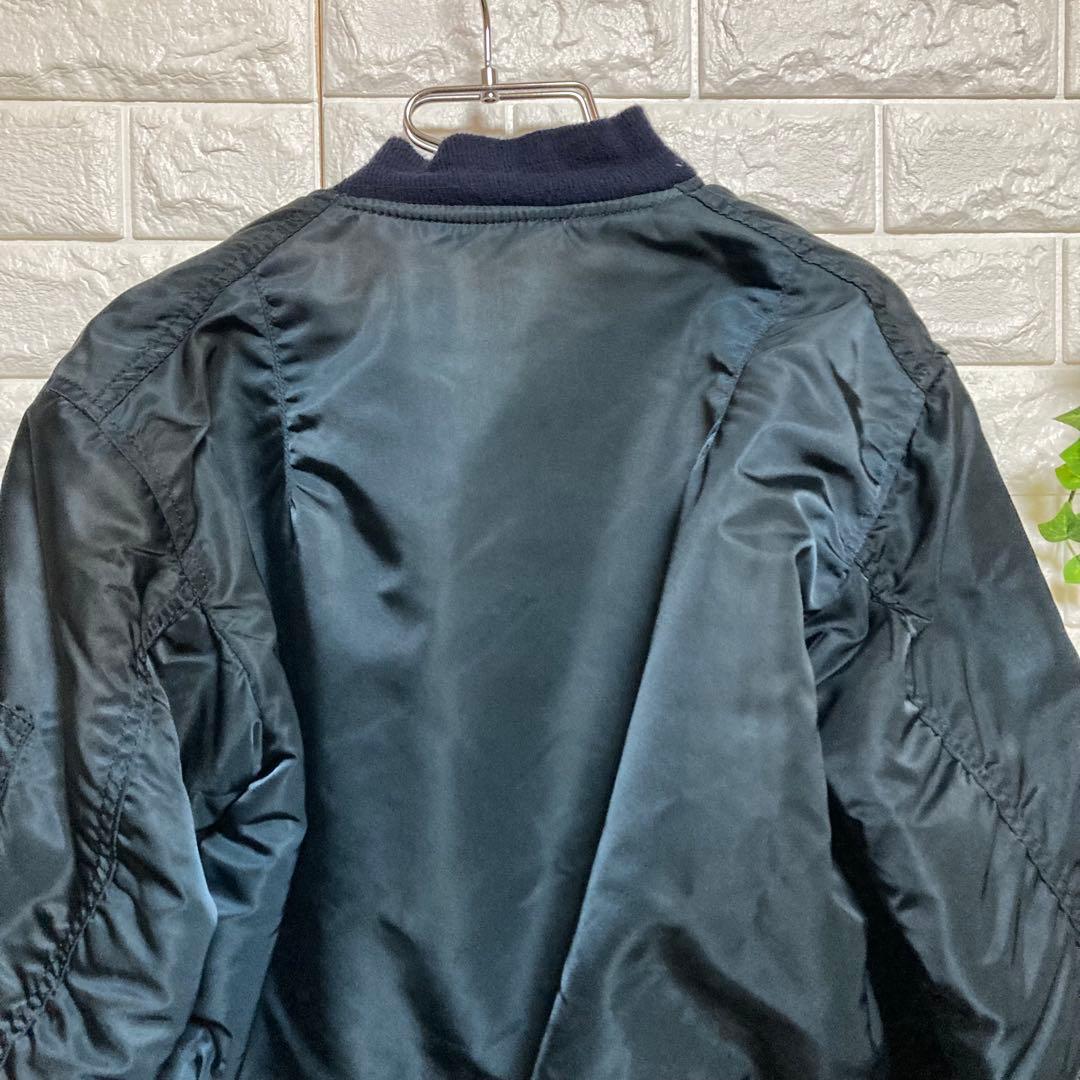 【アルファインダストリーズ】（M）MA1 フライトジャケット 米国製 ジップUP