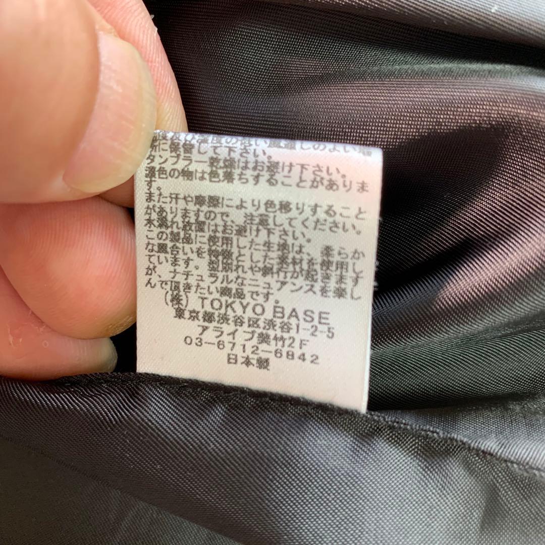 ト*ー様 STUDIOUS 羊革 ライダースジャケット シングル 本革 黒 サイ