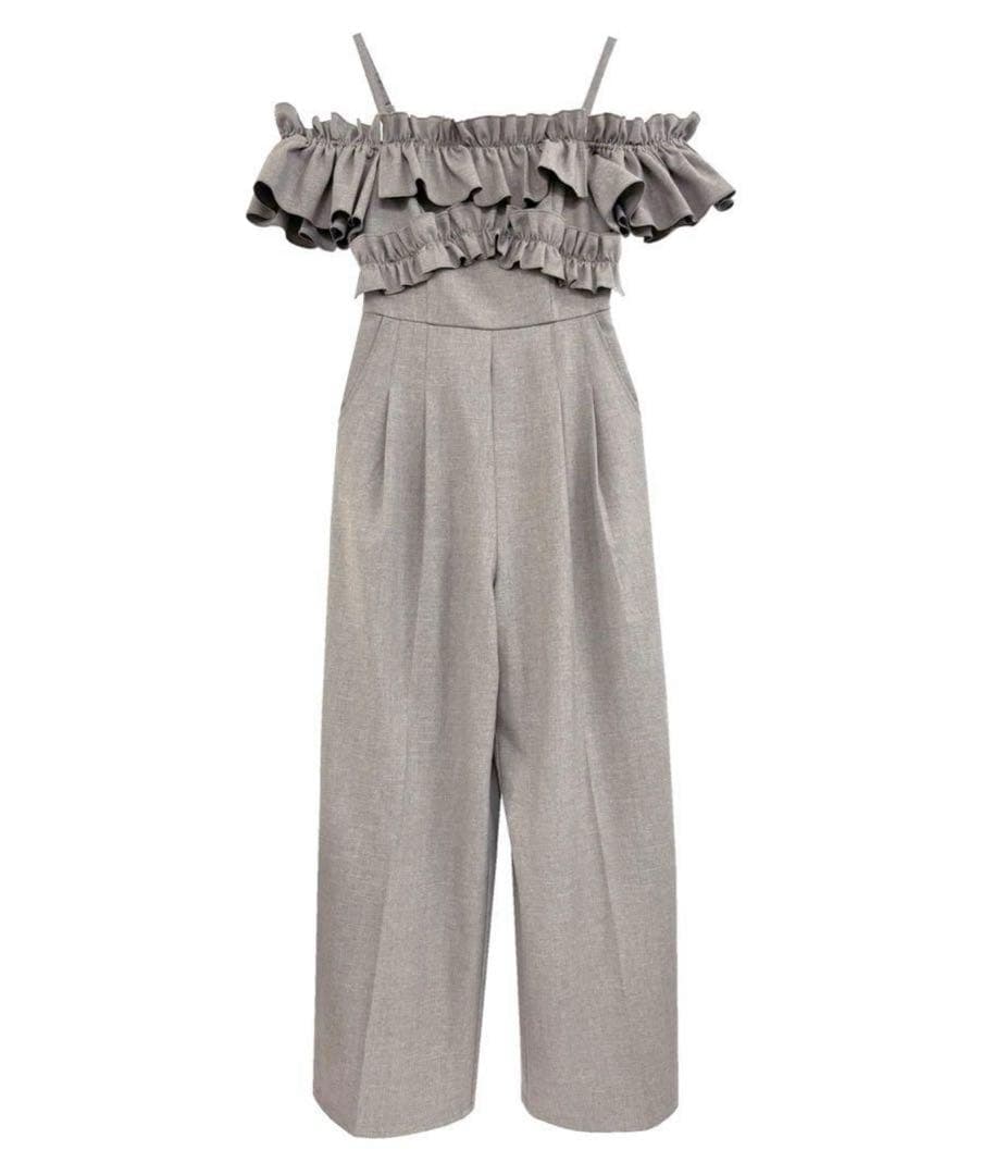 【新品タグ付き】ロゼミューズ offshoulder frills romper