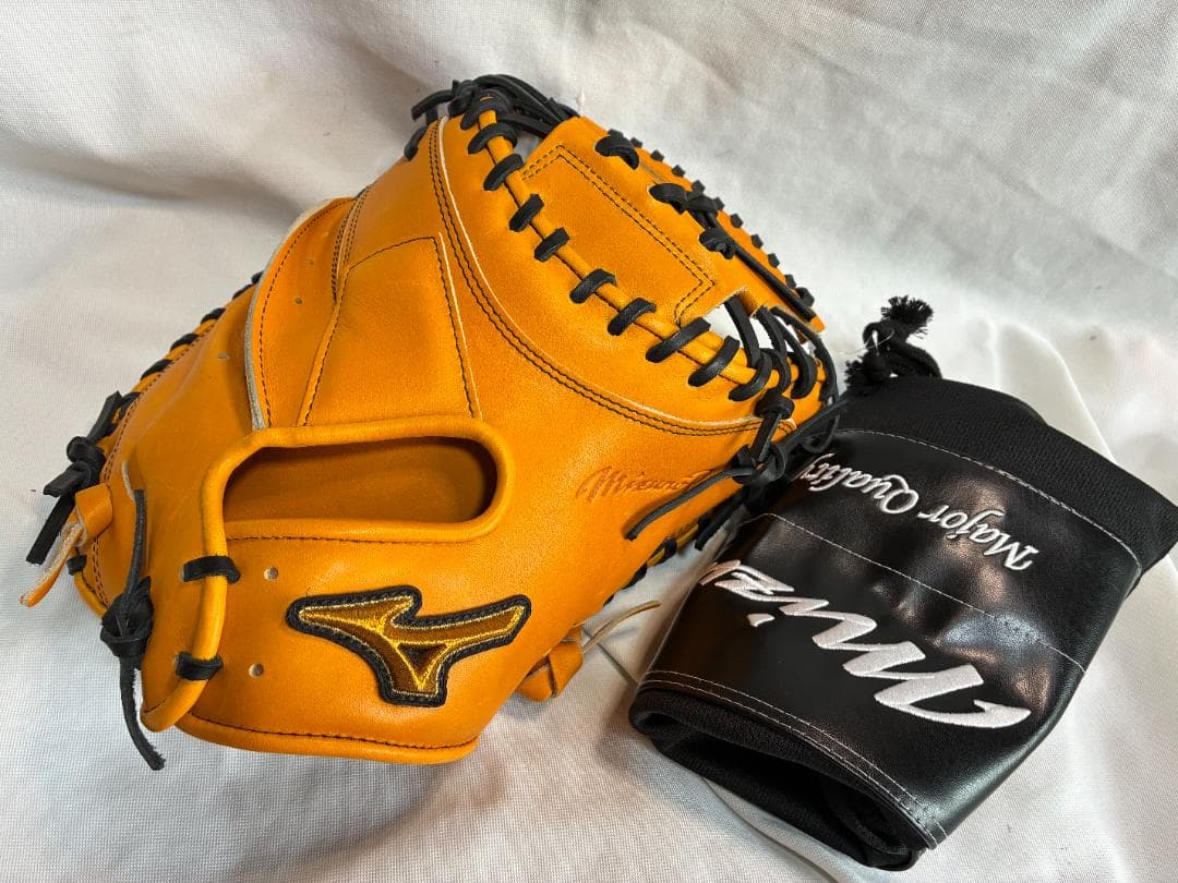 h*9様 未使用品 ミズノプロ/Mizuno Pro 中日木下型 軟式 キャッチ