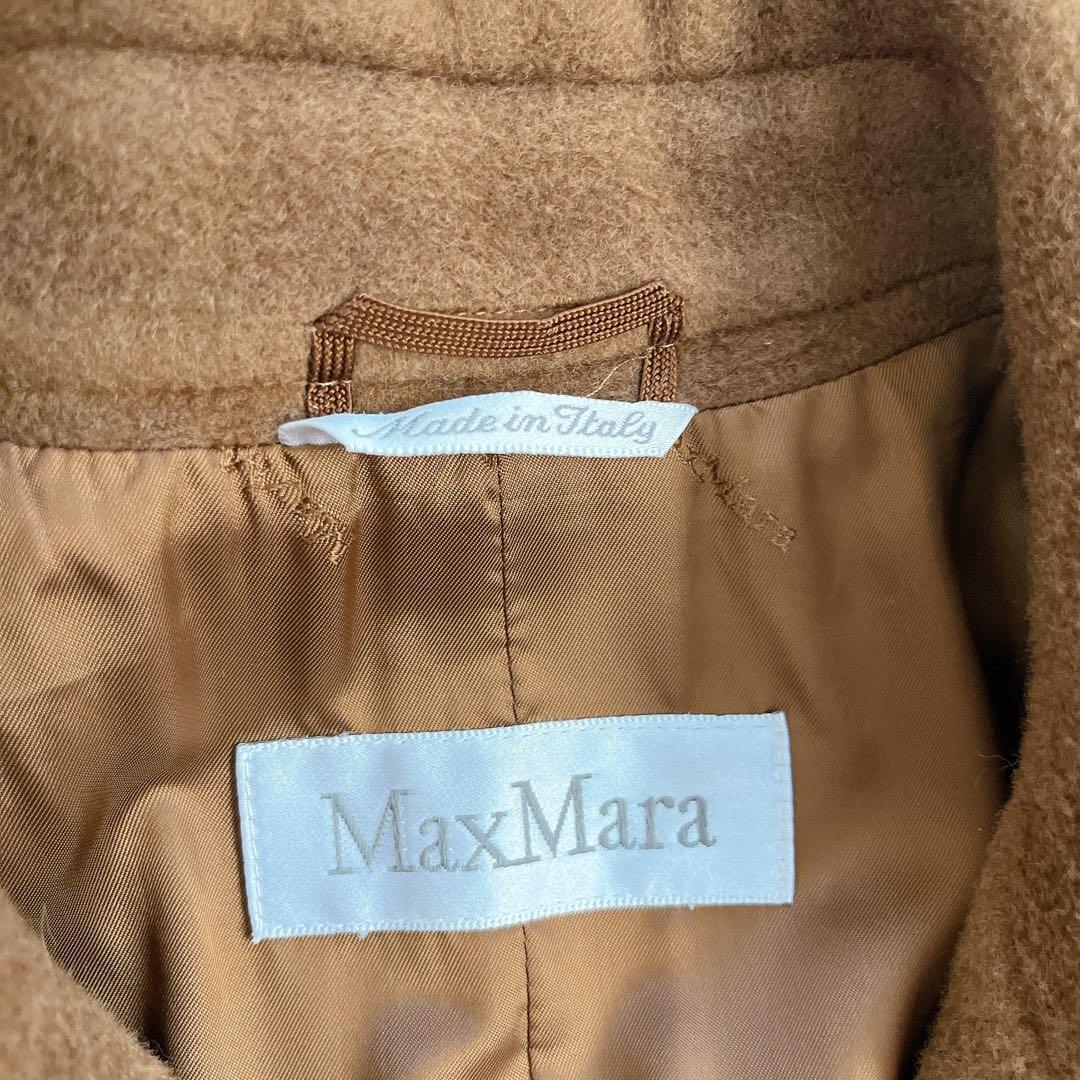 美品 マックスマーラ ダブルブレスト アイコンコート 白タグ カシミヤ