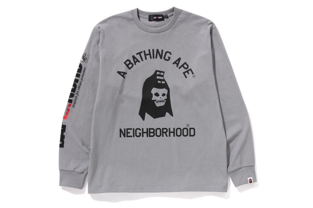 トップス A BATHING APE 25ss NEIGHBORHOOD L/S TEE
