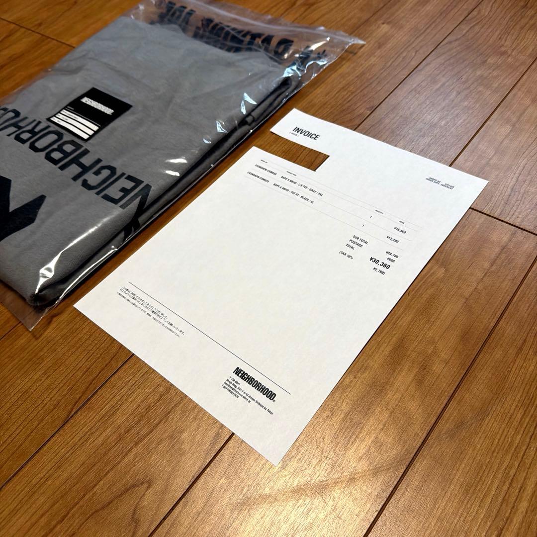 トップス A BATHING APE 25ss NEIGHBORHOOD L/S TEE