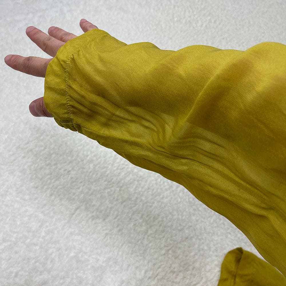 COMME des GARCONS　サイドスリットシアーロングTEE　マスタード