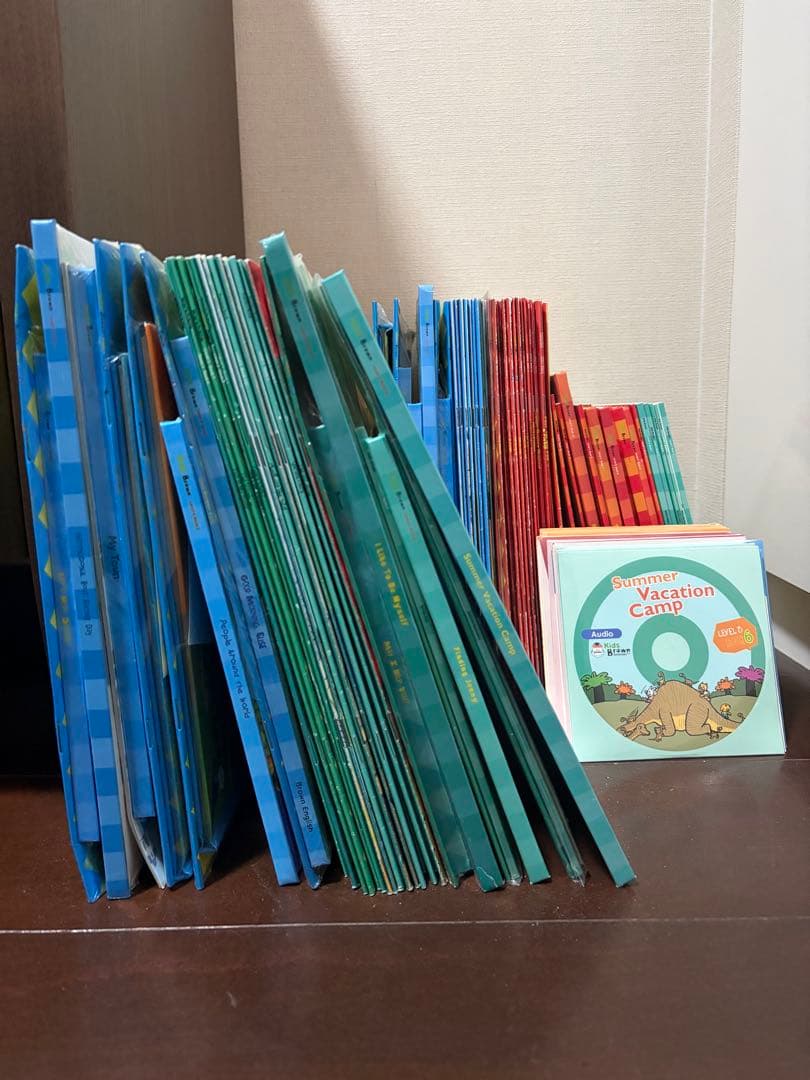 【新品多数】キッズブラウン 英語教材 テキスト48冊セット CD フルセット