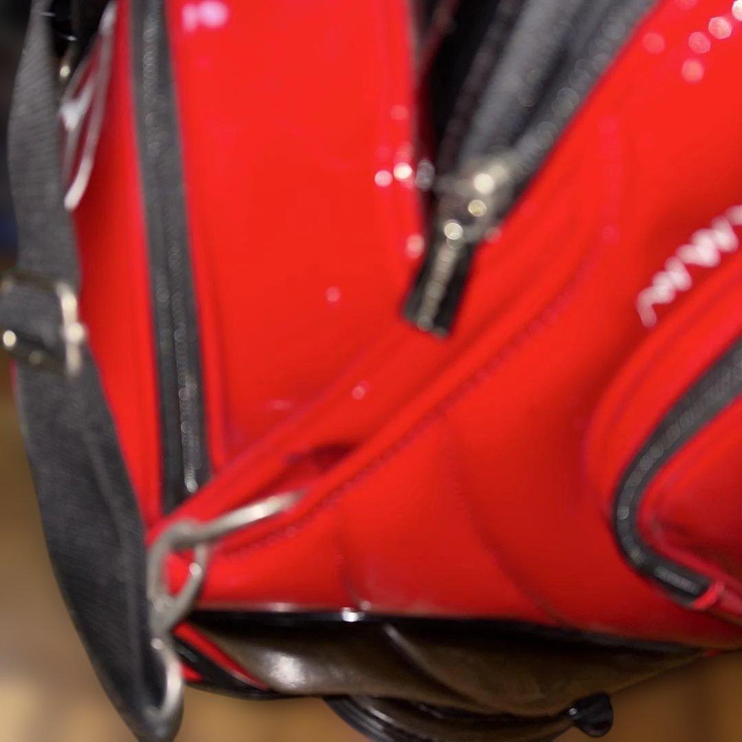 メルセデス・ベンツ キャディバッグ 赤/黒