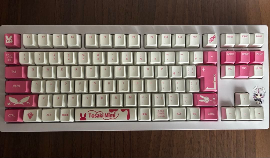 VSPO! GEAR ゲーミングキーボード 兎咲ミミ シャナfinal