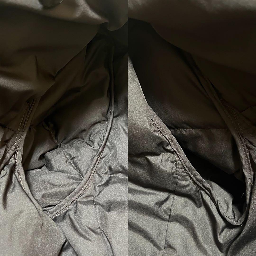 美品✨MaxMara ダウンコート　ロング　白タグ　ラビットファー　ブラウン