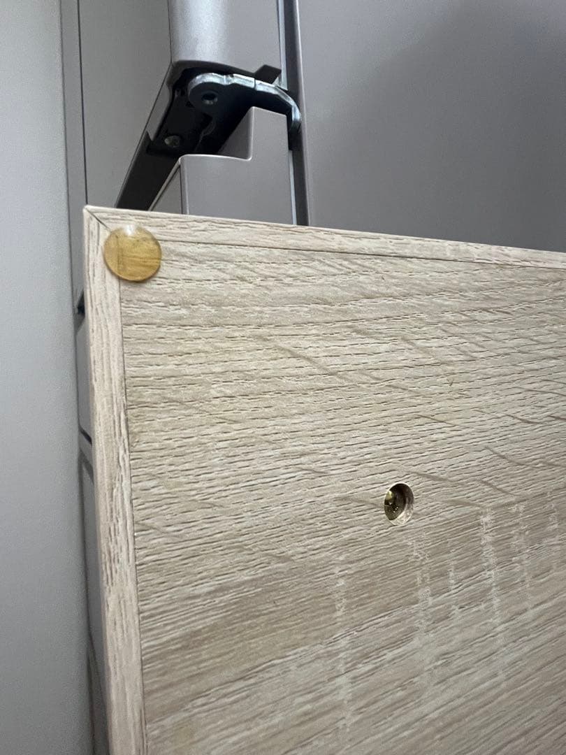 11/3処分【北欧シリーズ】キッチンカウンター　食器棚