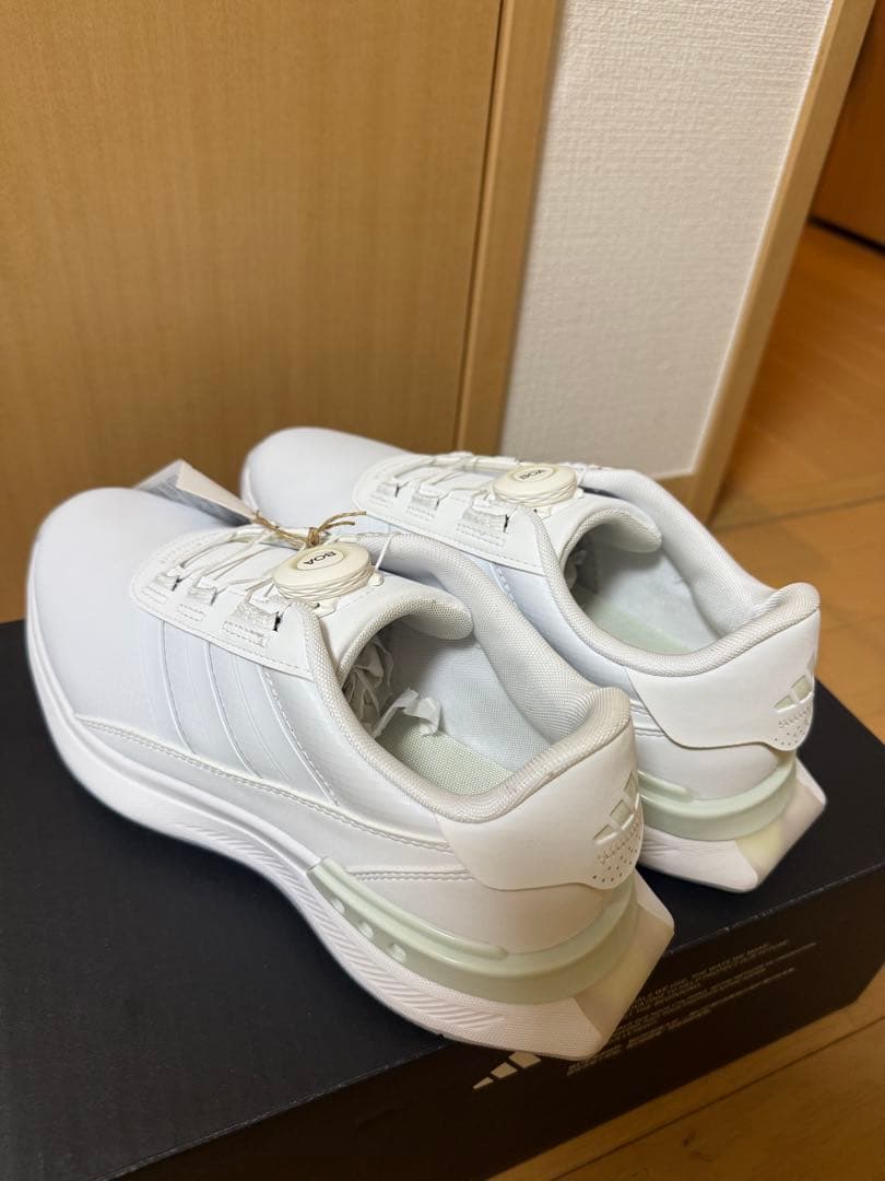 【値下げ】adidas ゴルフ　スパイク　24cmホワイト