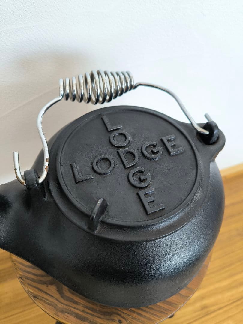 希少 ロッジ ティーケトル 4TK2 LODGE クロスワード ビンテージ