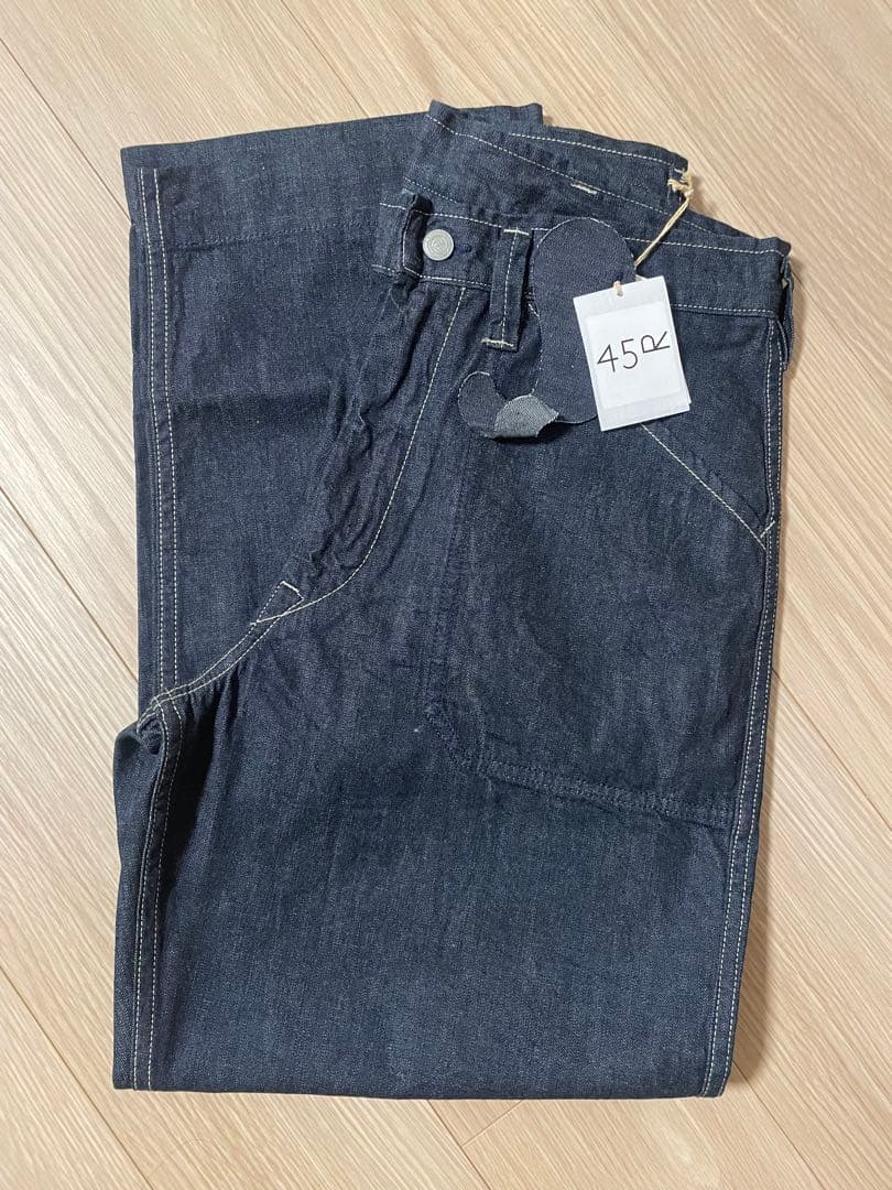 麦比古デニムの908ペインターパンツ（濃）　　未使用品