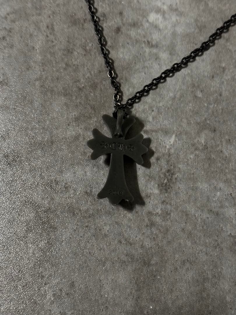 Chrome hearts ラバーシリコンネックレス　黒