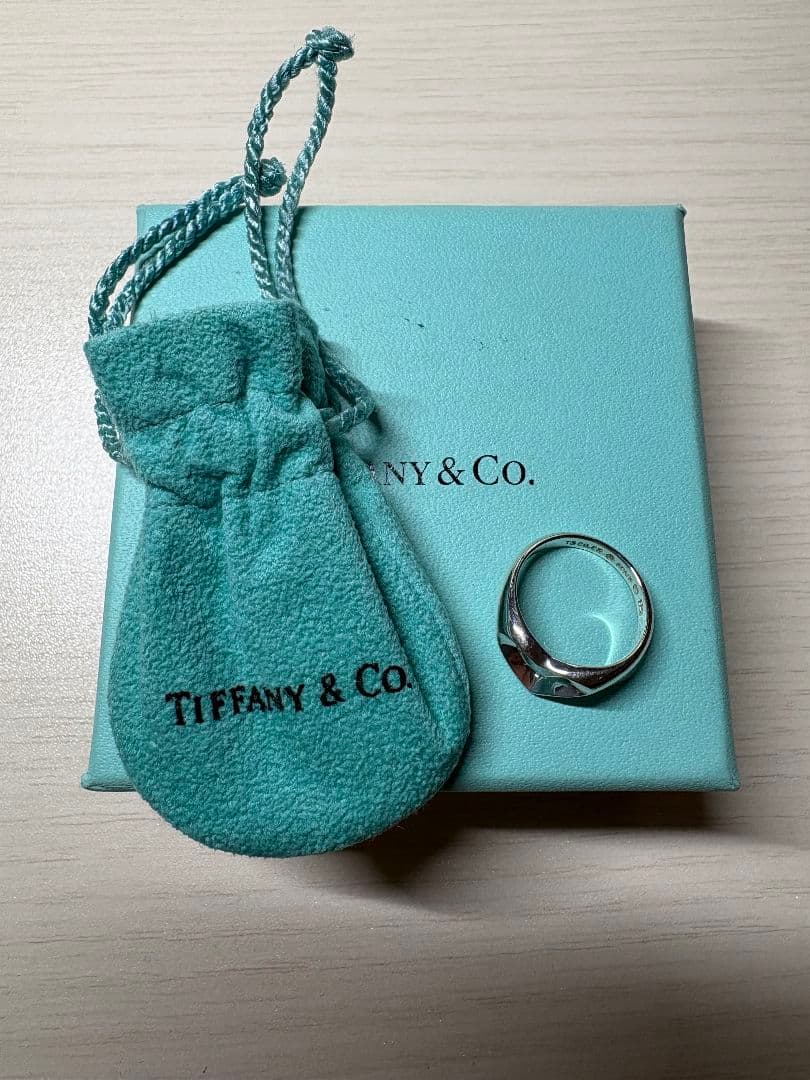 ティファニーエルサ・ペレッティ オープンハート サイズ棒:約9~9.5号