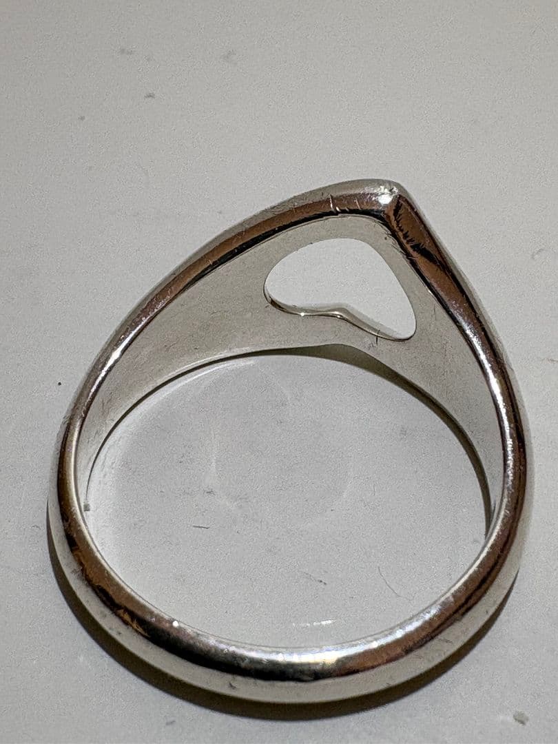 ティファニーエルサ・ペレッティ オープンハート サイズ棒:約9~9.5号