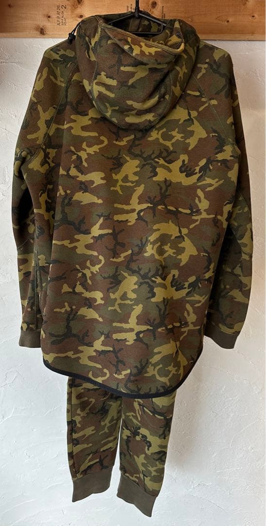 NIKE 迷彩柄 テックフリース セットアップ Mサイズ カモ ナイキ