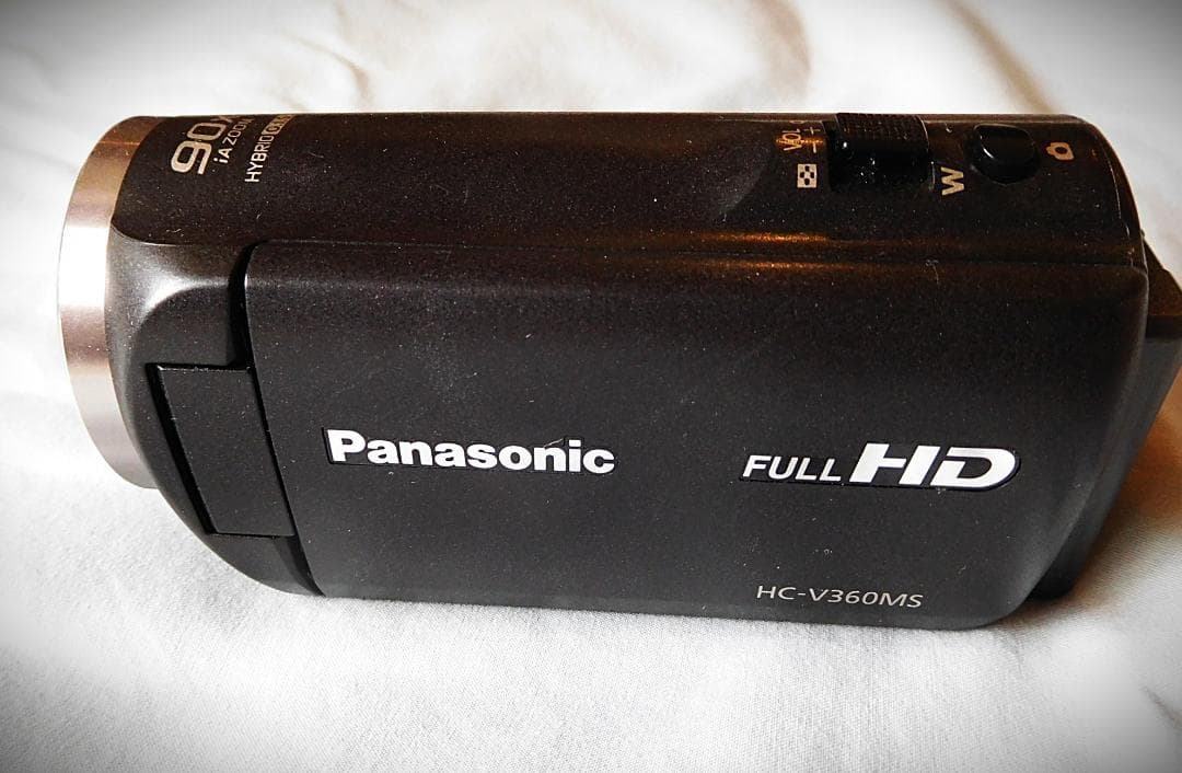 【中古・美品】Panasonic ビデオカメラHC-V360MS ブラック
