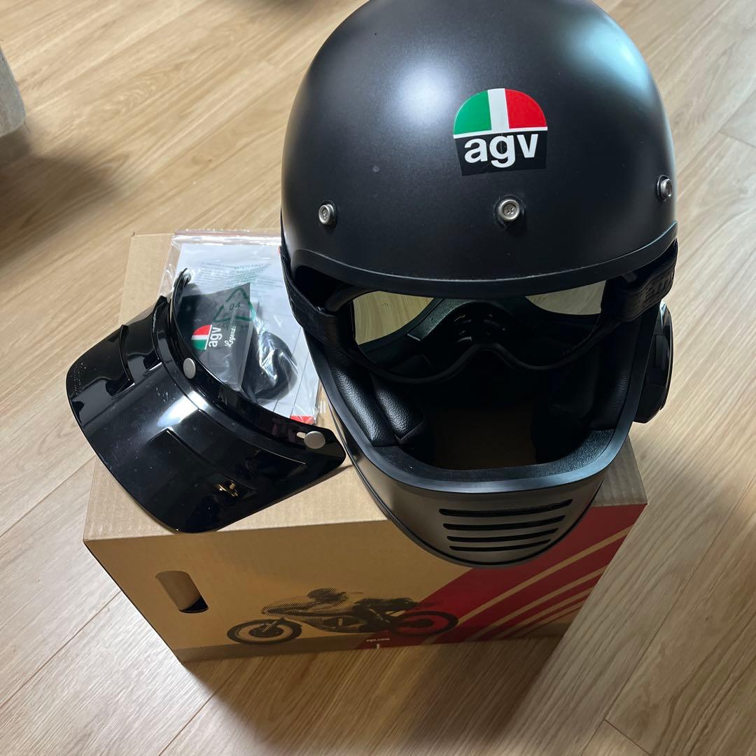 AGV X101 Mサイズ B➕COM ONEインカム付 オマケゴーグル付き